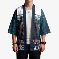 Gruss vom Krampus Christmas Kimono Creepy Xmas Devil - Wonder Print Shop