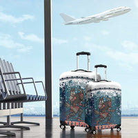 Gruss vom Krampus Christmas Luggage Cover Creepy Xmas Devil - Wonder Print Shop