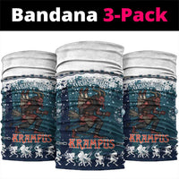 Gruss vom Krampus Christmas Neck Gaiter Creepy Xmas Devil - Wonder Print Shop