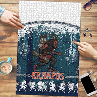 Gruss vom Krampus Christmas Puzzle Creepy Xmas Devil - Wonder Print Shop