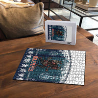 Gruss vom Krampus Christmas Puzzle Creepy Xmas Devil - Wonder Print Shop