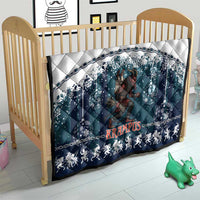 Gruss vom Krampus Christmas Quilt Creepy Xmas Devil - Wonder Print Shop