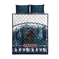Gruss vom Krampus Christmas Quilt Bed Set Creepy Xmas Devil - Wonder Print Shop