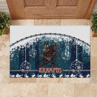 Gruss vom Krampus Christmas Rubber Doormat Creepy Xmas Devil - Wonder Print Shop