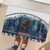 Gruss vom Krampus Christmas Rubber Doormat Creepy Xmas Devil - Wonder Print Shop