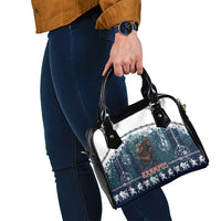 Gruss vom Krampus Christmas Shoulder Handbag Creepy Xmas Devil - Wonder Print Shop
