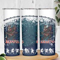 Gruss vom Krampus Christmas Skinny Tumbler Creepy Xmas Devil - Wonder Print Shop