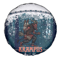 Gruss vom Krampus Christmas Spare Tire Cover Creepy Xmas Devil - Wonder Print Shop