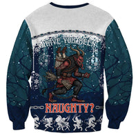 Gruss vom Krampus Christmas Sweatshirt Creepy Xmas Devil - Wonder Print Shop