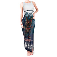 Gruss vom Krampus Christmas Tank Maxi Dress Creepy Xmas Devil - Wonder Print Shop
