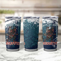 Gruss vom Krampus Christmas Tumbler Cup Creepy Xmas Devil - Wonder Print Shop