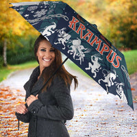 Gruss vom Krampus Christmas Umbrella Creepy Xmas Devil - Wonder Print Shop