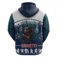 Gruss vom Krampus Christmas Zip Hoodie Creepy Xmas Devil - Wonder Print Shop