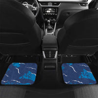 Custom Cape Verde Football Car Mats Go Blue Sharks - Mascot Version - Wonder Print Shop