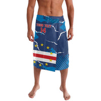 Custom Cape Verde Football Lavalava Go Blue Sharks - Mascot Version - Wonder Print Shop