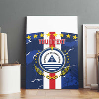 Custom Cape Verde Football Canvas Wall Art Go Blue Sharks - Sporty Version - Wonder Print Shop