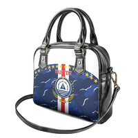 Custom Cape Verde Football Shoulder Handbag Go Blue Sharks - Sporty Version