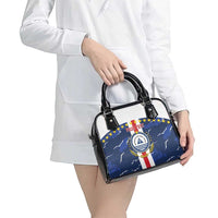 Custom Cape Verde Football Shoulder Handbag Go Blue Sharks - Sporty Version