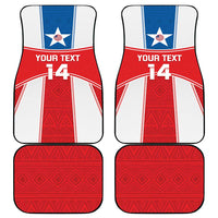 Custom Liberia Football Car Mats Go Lone Stars - Sporty Style - Wonder Print Shop