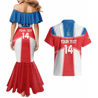 Custom Liberia Football Couples Matching Mermaid Dress and Hawaiian Shirt Go Lone Stars - Sporty Style - Wonder Print Shop