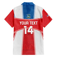 Custom Liberia Football Family Matching Puletasi and Hawaiian Shirt Go Lone Stars - Sporty Style - Wonder Print Shop