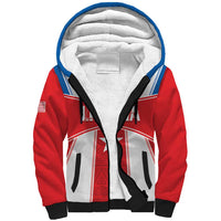 Custom Liberia Football Sherpa Hoodie Go Lone Stars - Sporty Style - Wonder Print Shop