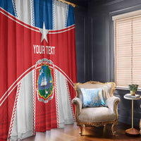 Custom Liberia Football Window Curtain Go Lone Stars - Sporty Style - Wonder Print Shop