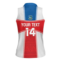 Custom Liberia Football Women Sleeveless Polo Shirt Go Lone Stars - Sporty Style - Wonder Print Shop