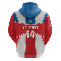 Custom Liberia Football Zip Hoodie Go Lone Stars - Sporty Style - Wonder Print Shop