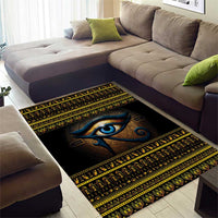 Ancient Egypt Eye Of Ra Area Rug Sun To The Egyptians - Wonder Print Shop