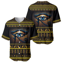 Ancient Egypt Eye Of Ra Baseball Jersey Sun To The Egyptians - Wonder Print Shop