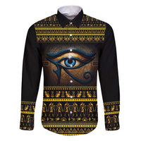 Ancient Egypt Eye Of Ra Family Matching Puletasi and Hawaiian Shirt Sun To The Egyptians - Wonder Print Shop