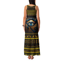 Ancient Egypt Eye Of Ra Family Matching Tank Maxi Dress and Hawaiian Shirt Sun To The Egyptians - Wonder Print Shop