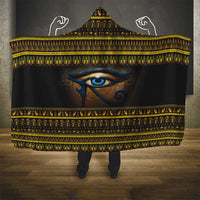 Ancient Egypt Eye Of Ra Hooded Blanket Sun To The Egyptians