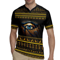 Ancient Egypt Eye Of Ra Rugby Jersey Sun To The Egyptians - Wonder Print Shop