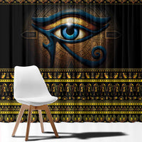 Ancient Egypt Eye Of Ra Window Curtain Sun To The Egyptians - Wonder Print Shop
