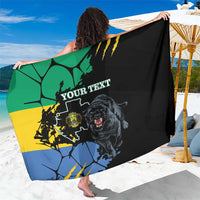Personaliszd Gabon Sarong Gabonese Black Panther With Map - Wonder Print Shop