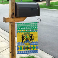 Gabon Christmas Garden Flag Joyeux Noel Coat Of Arms - Wonder Print Shop
