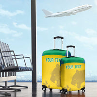 Custom Gabon Football Luggage Cover Allez Les Pantheres - Wonder Print Shop