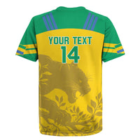 Custom Gabon Football Rugby Jersey Allez Les Pantheres - Wonder Print Shop
