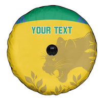 Custom Gabon Football Spare Tire Cover Allez Les Pantheres - Wonder Print Shop