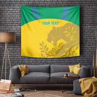 Custom Gabon Football Tapestry Allez Les Pantheres - Wonder Print Shop