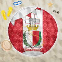 Malta Republic Day Beach Blanket Jum ir-Repubblika Maltese Cross - Wonder Print Shop