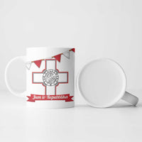 Malta Republic Day Ceramic Mug Jum ir-Repubblika Maltese Cross - Wonder Print Shop