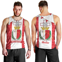 Malta Republic Day Men Tank Top Jum ir-Repubblika Maltese Cross - Wonder Print Shop