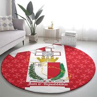 Malta Republic Day Round Carpet Jum ir-Repubblika Maltese Cross - Wonder Print Shop