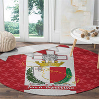 Malta Republic Day Round Carpet Jum ir-Repubblika Maltese Cross - Wonder Print Shop