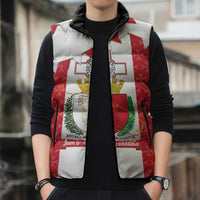 Malta Republic Day Sleeveless Puffer Jacket Jum ir-Repubblika Maltese Cross - Wonder Print Shop