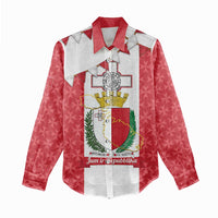 Malta Republic Day Women Casual Shirt Jum ir-Repubblika Maltese Cross - Wonder Print Shop