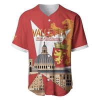 Valletta Malta Baseball Jersey Maltese Cross Citta Umilissima - Wonder Print Shop